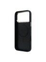 Guess Guess PU Leather 4G Gold Frame MagSafe Zadný Kryt pre iPhone 18 Pro Black
