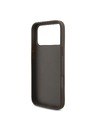 Guess Guess PU 4G Metal Logo Zadný Kryt pre iPhone 18 Pro Brown