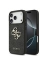 Guess Guess PU 4G Metal Logo Zadný Kryt pre iPhone 18 Pro Grey