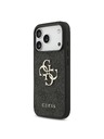 Guess Guess PU 4G Metal Logo Zadný Kryt pre iPhone 18 Pro Grey