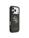 Guess Guess PU 4G Metal Logo Zadný Kryt pre iPhone 18 Pro Grey