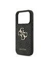 Guess Guess PU 4G Metal Logo Zadný Kryt pre iPhone 18 Pro Grey