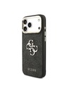 Guess Guess PU Leather 4G Metal Logo Gold Frame Zadný Kryt pre iPhone 18 Pro Max Black