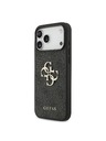Guess Guess PU 4G Metal Logo Zadný Kryt pre iPhone 18 Pro Max Grey