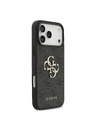 Guess Guess PU 4G Metal Logo Zadný Kryt pre iPhone 18 Pro Max Grey