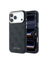 Guess Guess PU Leather 4G Gold Frame MagSafe Zadný Kryt pre iPhone 18 Pro Max Black