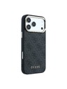 Guess Guess PU Leather 4G Gold Frame MagSafe Zadný Kryt pre iPhone 18 Pro Max Black