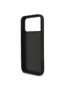 Guess Guess PU Fixed Glitter 4G Metal Logo Zadný Kryt pre iPhone 18 Pro Max Black