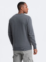 Ombre Clothing Pánska bavlnená mikina BASIC Ombre Clothing