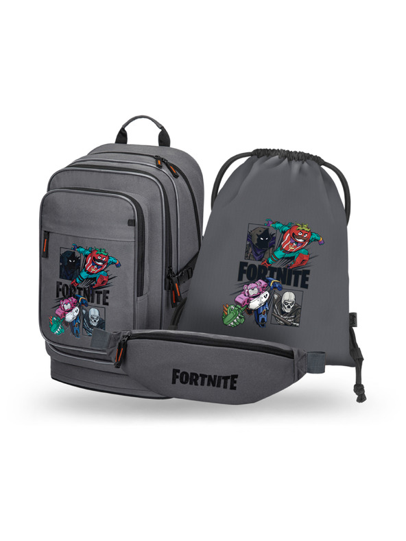 BAAGL  BAAGL SADA 3 Cubic Fortnite Squad: batoh, vrecko, ledvinka GRS