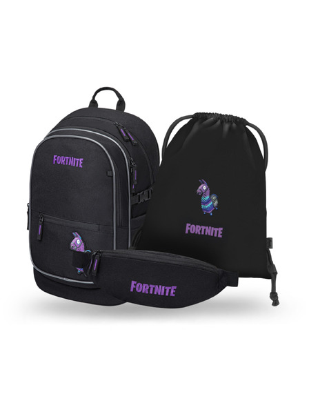 BAAGL  BAAGL SADA 3 Core Fortnite Llama: batoh, vrecko, ledvinka GRS