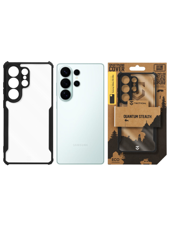 Tactical Tactical Quantum Stealth Puzdro pre Samsung Galaxy S26 Ultra Clear/Black