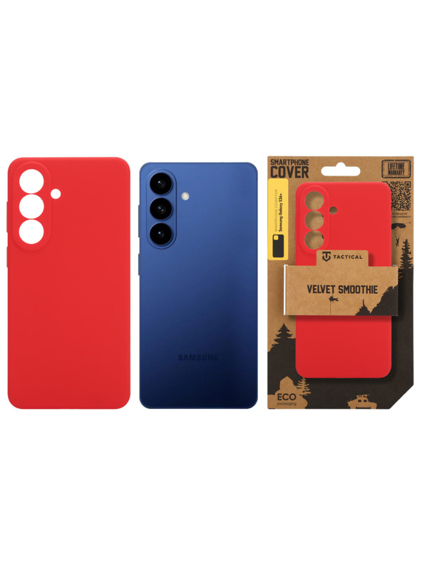 Tactical Tactical Velvet Smoothie Puzdro pre Samsung Galaxy S26+ Chilli