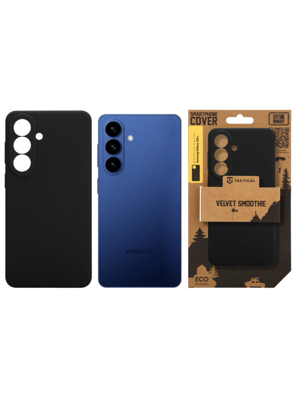 Tactical Tactical Velvet Smoothie Puzdro pre Samsung Galaxy S26+ Asphalt