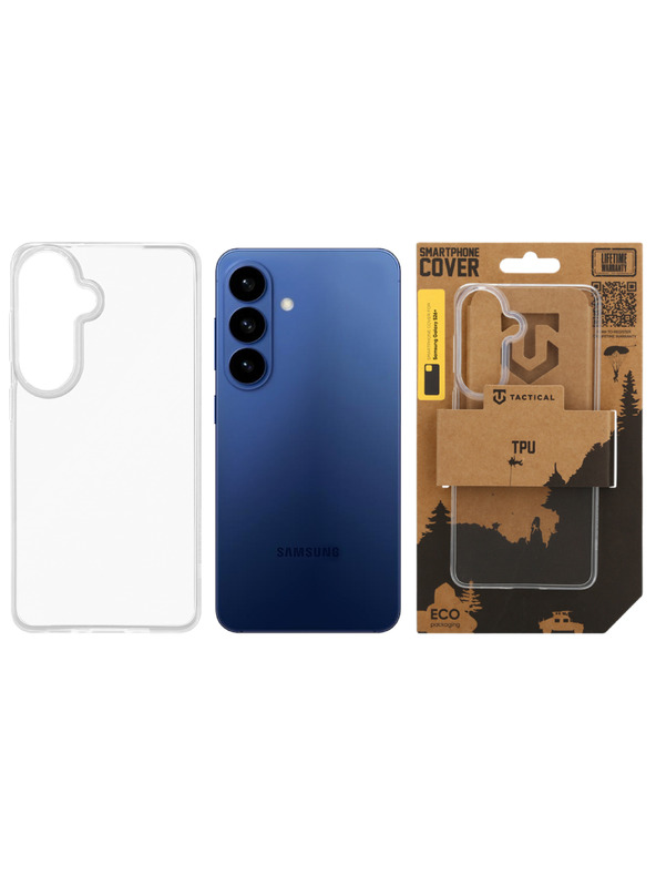 Tactical Tactical TPU Puzdro pre Samsung Galaxy S26+ Transparentné