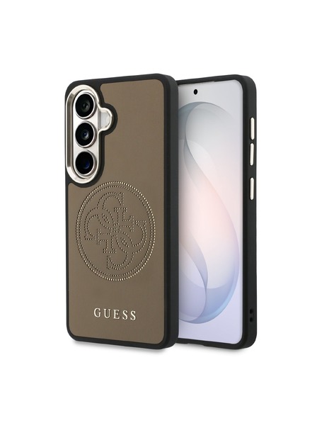 Guess Guess PU Perforated 4G Logo Magnetic Zadný Kryt pre Samsung Galaxy S26 Brown