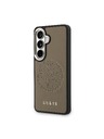 Guess Guess PU Perforated 4G Logo Magnetic Zadný Kryt pre Samsung Galaxy S26 Brown