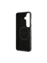 Guess Guess PU 4G Script Metal Logo Magnetic Zadný Kryt pre Samsung Galaxy S26 Black