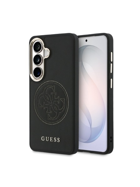 Guess Guess PU Perforated 4G Logo Magnetic Zadný Kryt pre Samsung Galaxy S26 Black