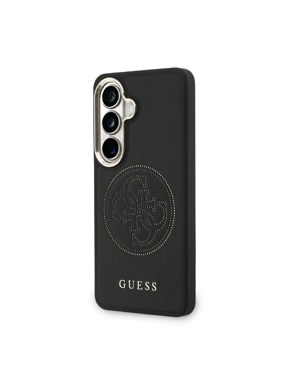 Guess Guess PU Perforated 4G Logo Magnetic Zadný Kryt pre Samsung Galaxy S26 Black