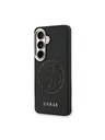 Guess Guess PU Perforated 4G Logo Magnetic Zadný Kryt pre Samsung Galaxy S26 Black