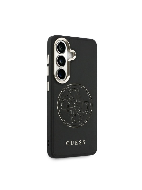 Guess Guess PU Perforated 4G Logo Magnetic Zadný Kryt pre Samsung Galaxy S26 Black