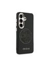 Guess Guess PU Perforated 4G Logo Magnetic Zadný Kryt pre Samsung Galaxy S26 Black