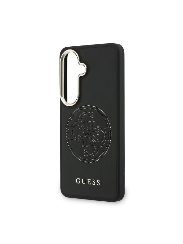 Guess Guess PU Perforated 4G Logo Magnetic Zadný Kryt pre Samsung Galaxy S26 Black