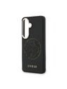 Guess Guess PU Perforated 4G Logo Magnetic Zadný Kryt pre Samsung Galaxy S26 Black