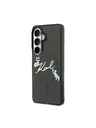 Karl Lagerfeld Karl Lagerfeld IML Choupette Karl Script Logo Magnetický Zadný Kryt pre Samsung Galaxy S26 Black
