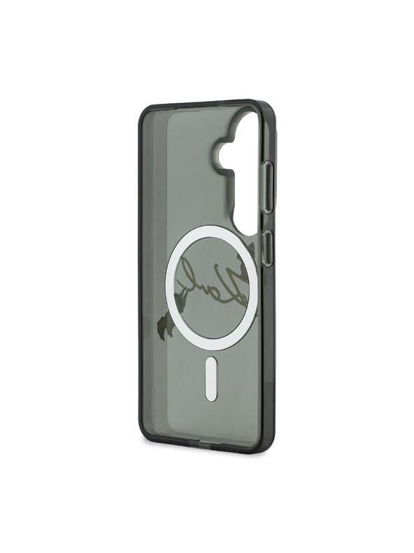 Karl Lagerfeld Karl Lagerfeld IML Choupette Karl Script Logo Magnetický Zadný Kryt pre Samsung Galaxy S26 Black