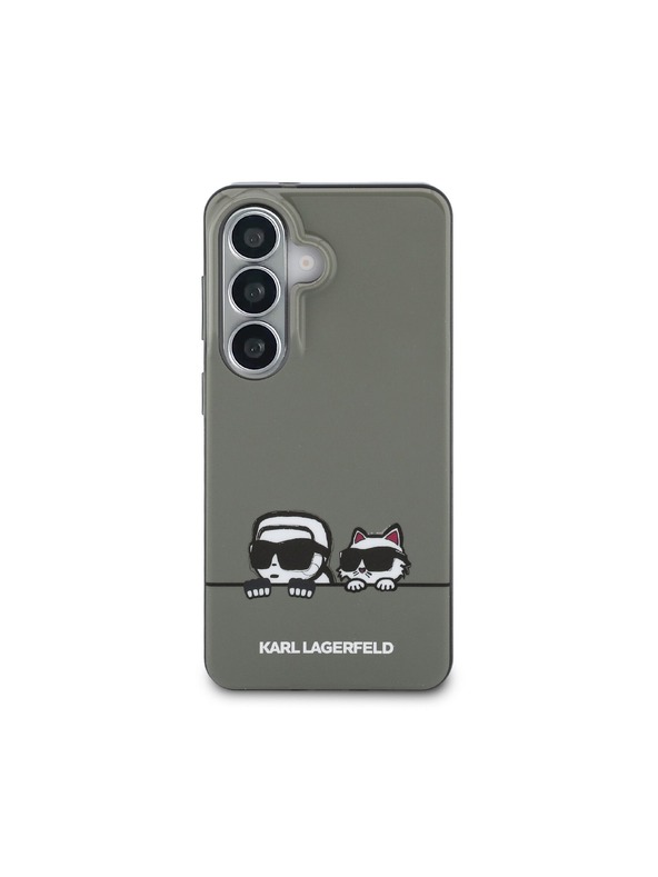 Karl Lagerfeld Karl Lagerfeld IML K&CH Peekaboo Logo Magnetický Zadný Kryt pre Samsung Galaxy S26 Black