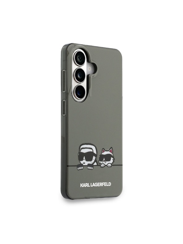 Karl Lagerfeld Karl Lagerfeld IML K&CH Peekaboo Logo Magnetický Zadný Kryt pre Samsung Galaxy S26 Black
