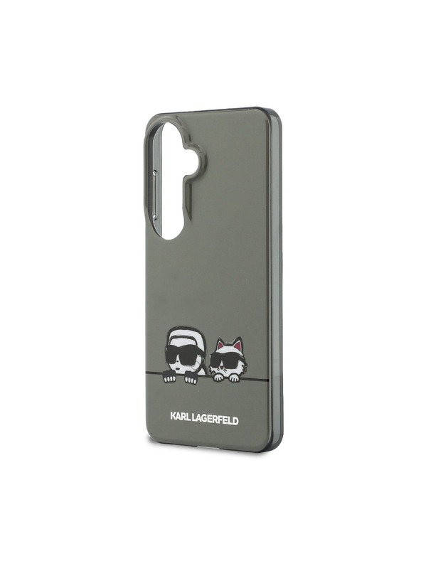 Karl Lagerfeld Karl Lagerfeld IML K&CH Peekaboo Logo Magnetický Zadný Kryt pre Samsung Galaxy S26 Black