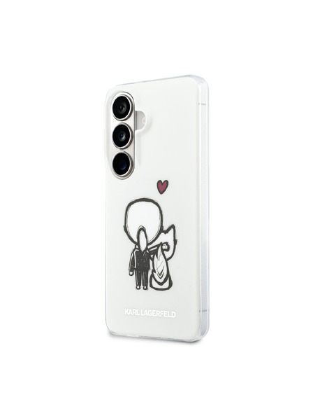 Karl Lagerfeld Karl Lagerfeld IML K&CH Back Logo Magnetický Zadný Kryt pre Samsung Galaxy S26 Transparent
