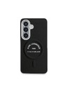 Karl Lagerfeld Karl Lagerfeld PU RSG Logo Magnetický Zadný Kryt pre Samsung Galaxy S26 Black