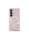 Karl Lagerfeld Karl Lagerfeld IML Choupette Karl Script Logo Magnetický Zadný Kryt pre Samsung Galaxy S26 Pink