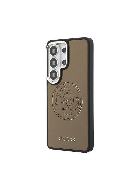 Guess Guess PU Perforated 4G Logo Magnetický Zadný Kryt pre Samsung Galaxy S26 Ultra Brown