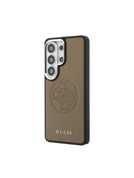 Guess Guess PU Perforated 4G Logo Magnetický Zadný Kryt pre Samsung Galaxy S26 Ultra Brown