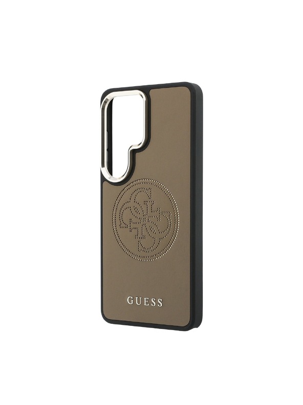 Guess Guess PU Perforated 4G Logo Magnetický Zadný Kryt pre Samsung Galaxy S26 Ultra Brown