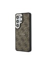 Guess Guess PU Leather 4G Gold Frame Magnetický Zadný Kryt pre Samsung Galaxy S26 Ultra Brown