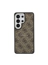 Guess Guess PU Leather 4G Gold Frame Magnetický Zadný Kryt pre Samsung Galaxy S26 Ultra Brown
