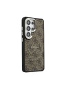 Guess Guess PU Leather 4G Gold Frame Magnetický Zadný Kryt pre Samsung Galaxy S26 Ultra Brown