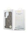 Guess Guess PU Leather 4G Gold Frame Magnetický Zadný Kryt pre Samsung Galaxy S26 Ultra Brown