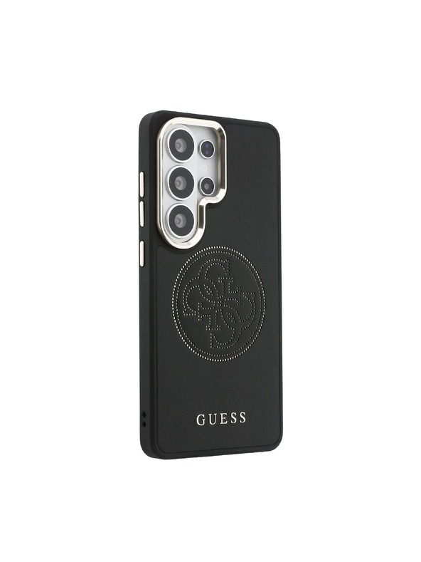 Guess Guess PU Perforated 4G Logo Magnetický Zadný Kryt pre Samsung Galaxy S26 Ultra Black