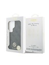 Guess Guess PU Leather 4G Strass Logo Gold Frame Magnetický Zadný Kryt pre Samsung Galaxy S26 Ultra Black