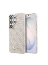 Guess Guess PU 4G Script Metal Logo Magnetický Zadný Kryt pre Samsung Galaxy S26 Ultra Pink