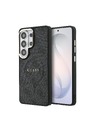 Guess Guess PU Leather 4G Gold Frame Magnetický Zadný Kryt pre Samsung Galaxy S26 Ultra Black