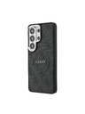 Guess Guess PU Leather 4G Gold Frame Magnetický Zadný Kryt pre Samsung Galaxy S26 Ultra Black