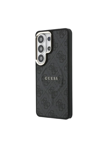 Guess Guess PU Leather 4G Gold Frame Magnetický Zadný Kryt pre Samsung Galaxy S26 Ultra Black